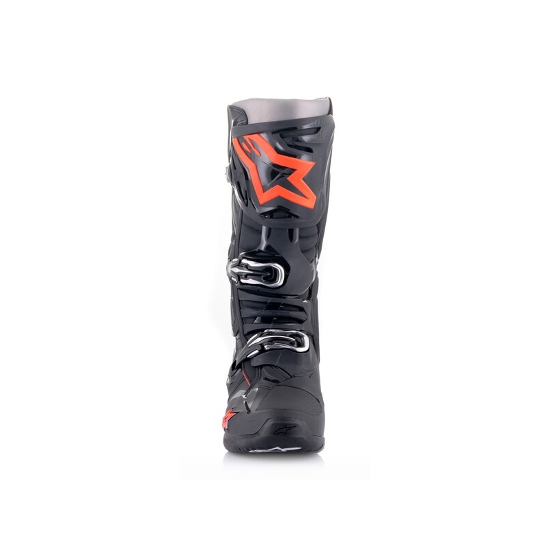 Alpinestars Tech 10 motoros csizma fekete-fluo piros-szürke