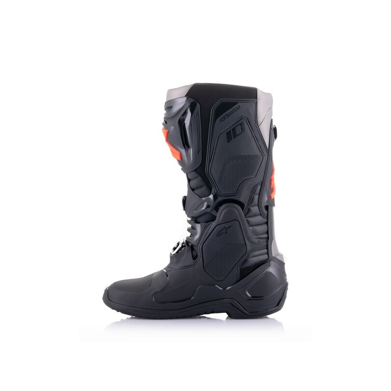 Alpinestars Tech 10 motoros csizma fekete-fluo piros-szürke