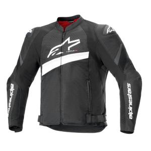Alpinestars T-GP Plus R 4 Airflow motoros kabát fekete-fehér