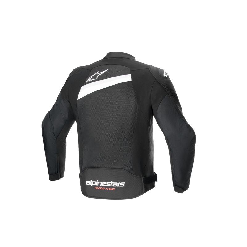 Alpinestars T-GP Plus R 4 Airflow motoros kabát fekete-fehér