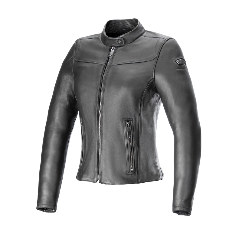 Alpinestars Ory női bőr motorkerékpár kabát fekete