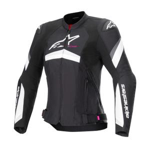 Alpinestars Stella T-GP PLUS R 4 női motoros dzseki fekete-fehér