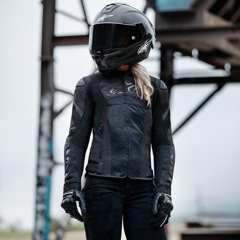 Alpinestars Stella T-GP Plus R 4 Airflow női motorkerékpár kabát  fekete
