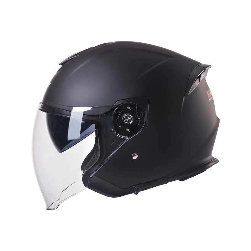 Nyitott motoros sisak Street Racer SR 01 MotoZem Performance fekete - II. minőség