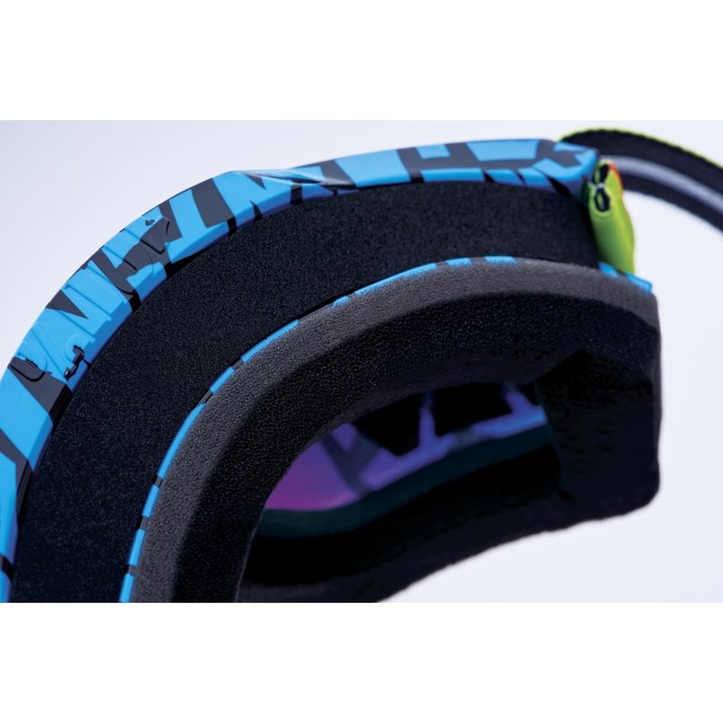 100% ACCURI 2 Special UTV/OTG - limitált edició Ken Block motokrosszos szemüveg piros chrómozott plexivel