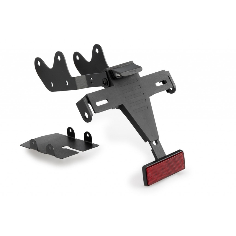 Adjustable license support PUIG fekete részére YAMAHA MT-09 850 / 890 2024-2026, YAMAHA MT-09 850 / 890 2024-2026