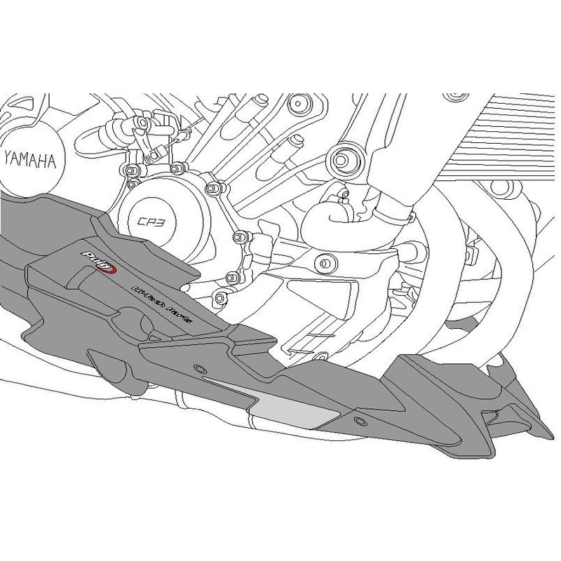 Engine spoiler PUIG fekete