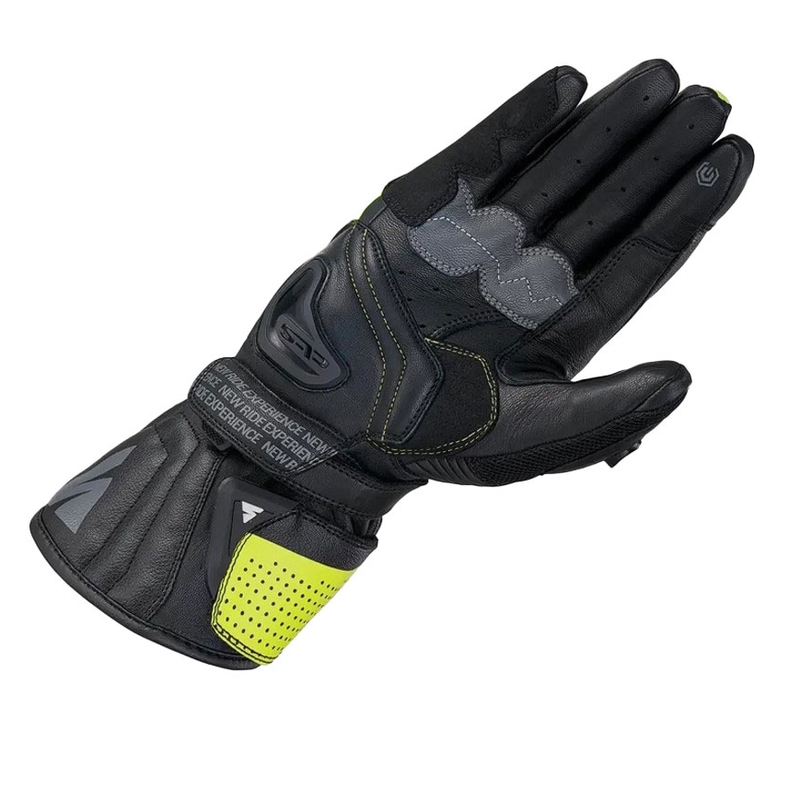 Motoros kesztyű Shima STR-2 Vent fluo sárga