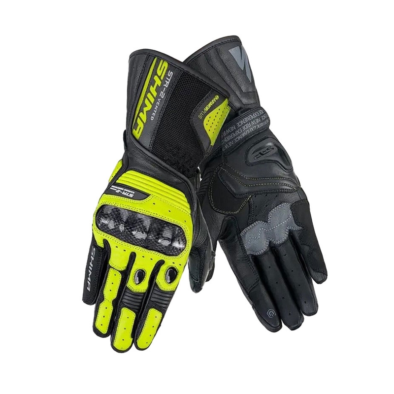 Motoros kesztyű Shima STR-2 Vent fluo sárga