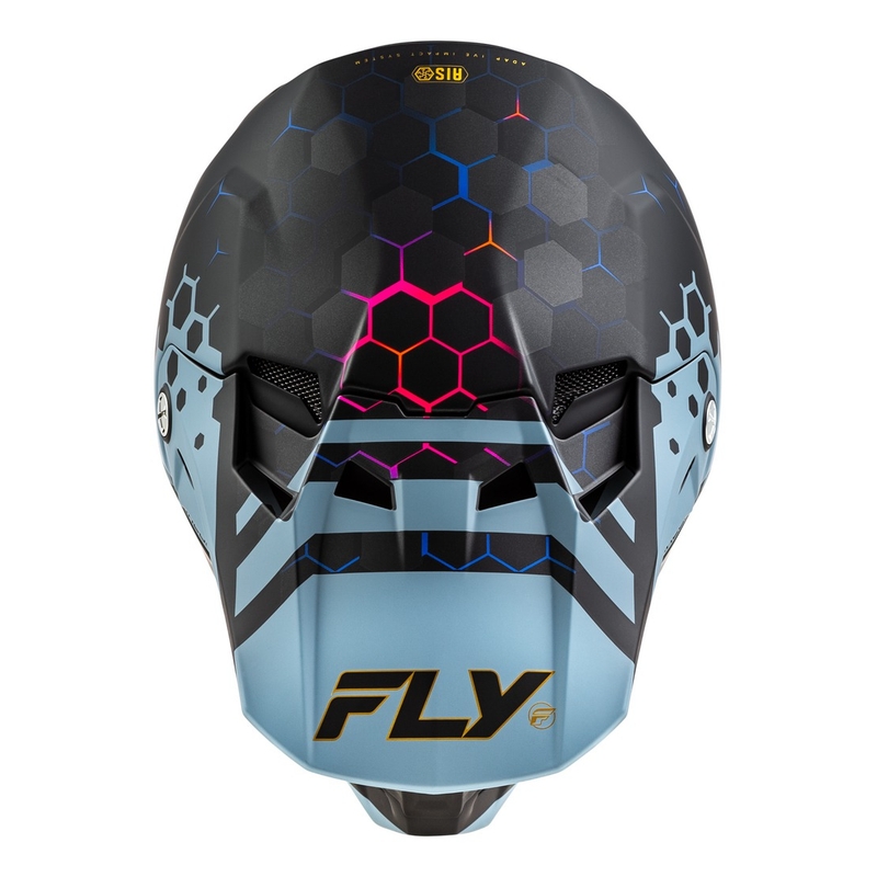 FLY Racing Formula CC Tektonic motokrossz sisak fekete-szürke