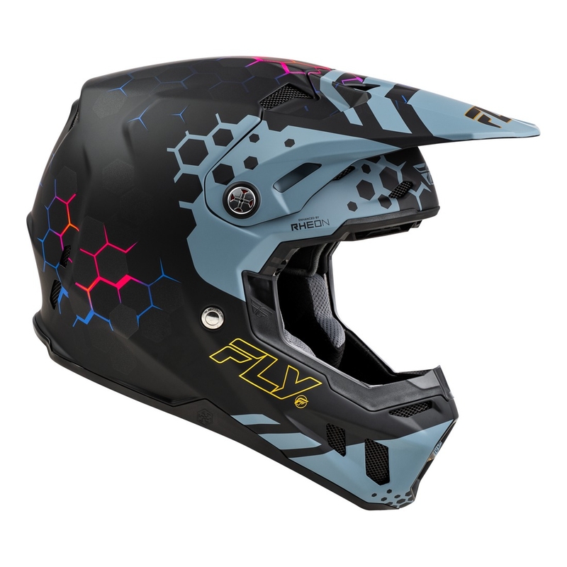 FLY Racing Formula CC Tektonic motokrossz sisak fekete-szürke