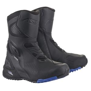 Alpinestars RT-8 GORE-TEX motorkerékpár csizma fekete-kék