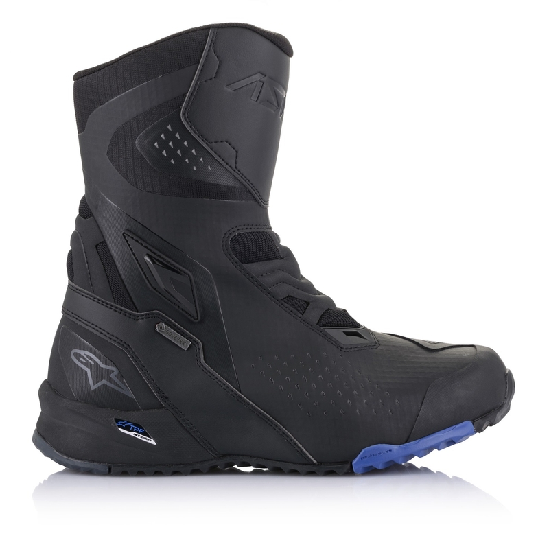 Alpinestars RT-8 GORE-TEX motorkerékpár csizma fekete-kék
