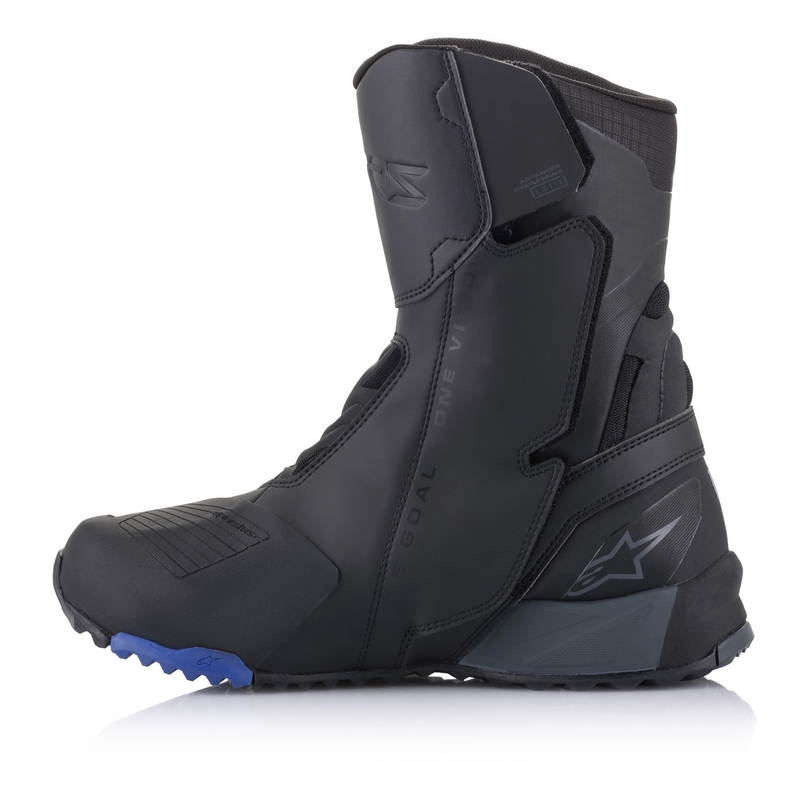 Alpinestars RT-8 GORE-TEX motorkerékpár csizma fekete-kék