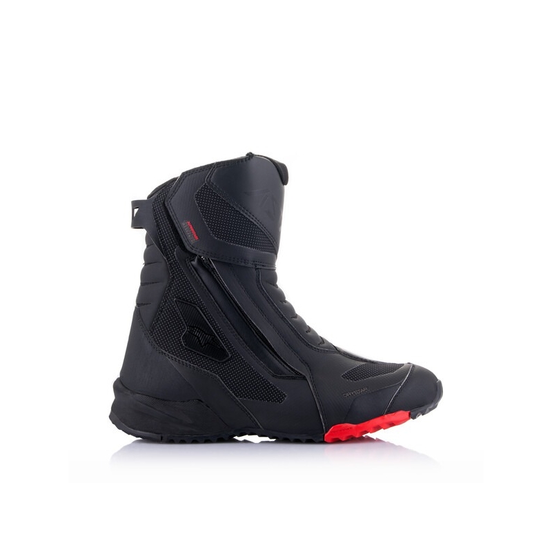 Alpinestars RT-7 DRYSTAR  motorkerékpár csizma fekete-piros