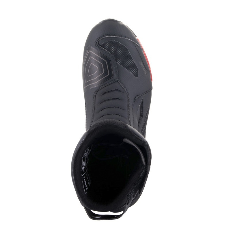 Alpinestars RT-7 DRYSTAR  motorkerékpár csizma fekete-piros