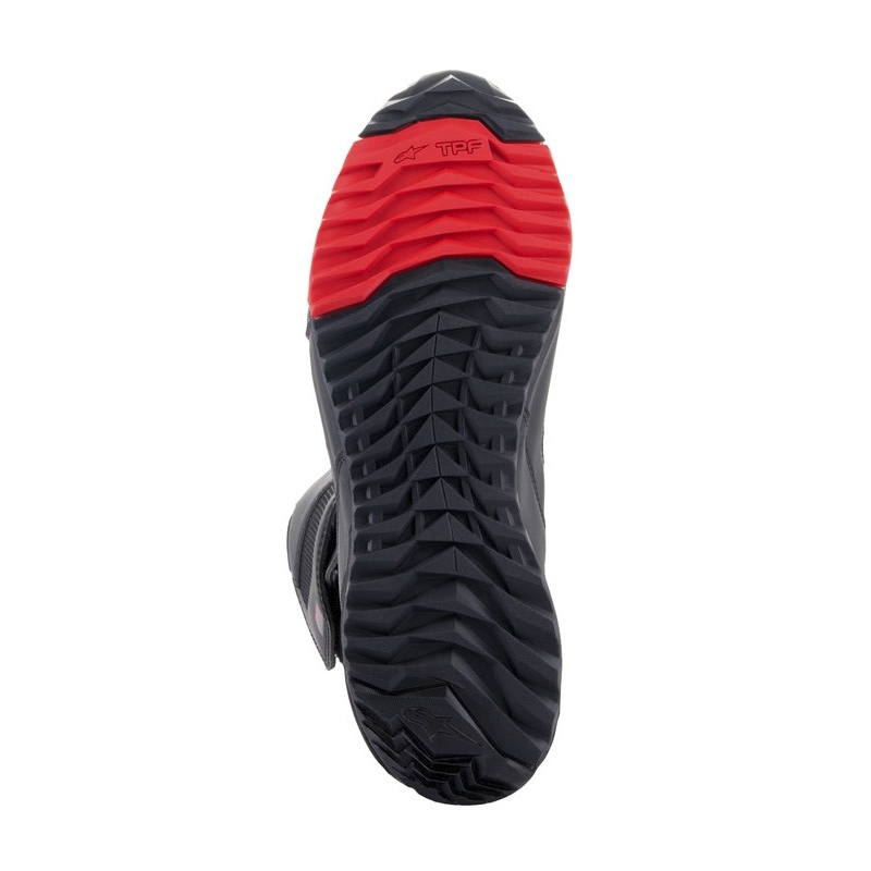 Alpinestars RT-7 DRYSTAR  motorkerékpár csizma fekete-piros