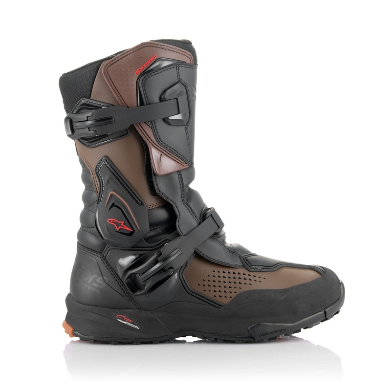 Alpinestars XT-8 GORE-TEX motorkerékpár csizma fekete-barna