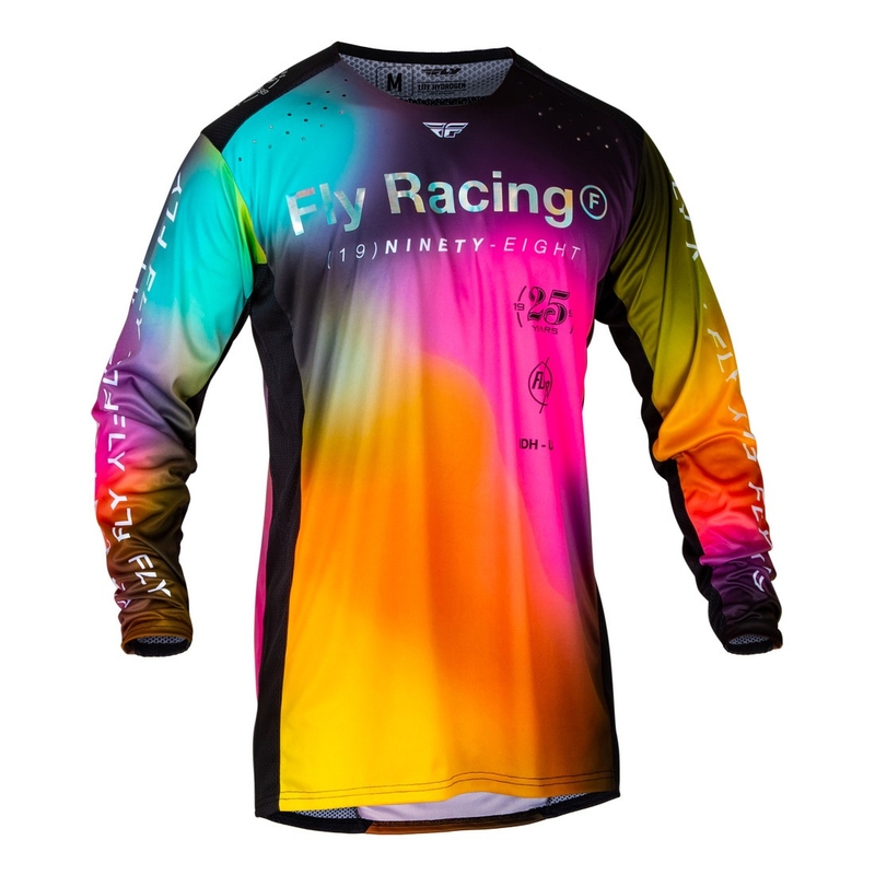 FLY Racing Lite Le Legacy motokrossz mez rózsaszín-kék-HiVis
