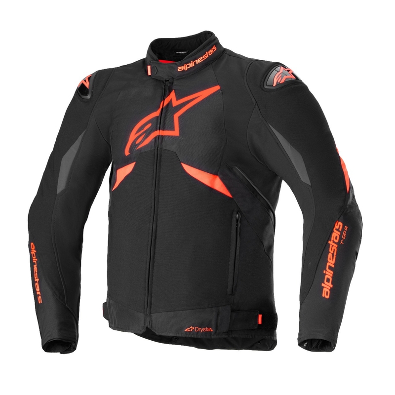Alpinestars T-GP R 3 DRYSTAR motoros kabát fekete-fluo piros-fehér