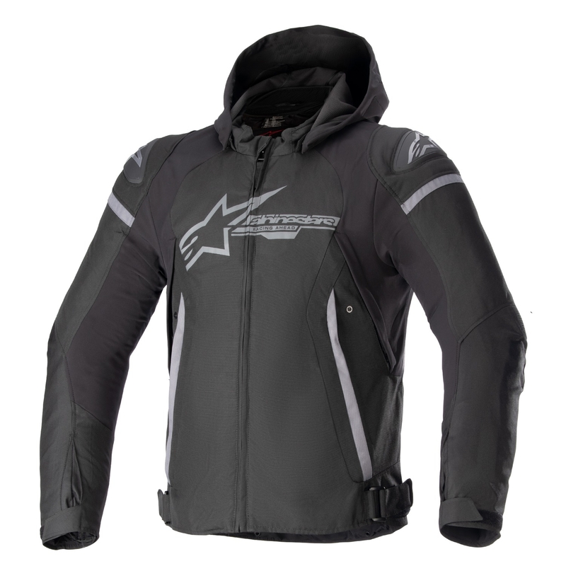 Alpinestars Zaca Waterproof motoros dzseki fekete-sötétszürke