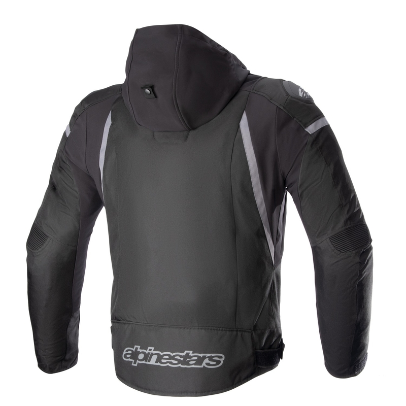 Alpinestars Zaca Waterproof motoros dzseki fekete-sötétszürke