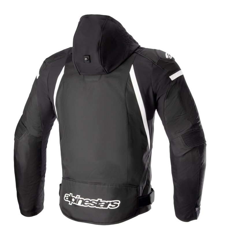 Alpinestars Zaca Waterproof motoros dzseki fekete-fehér