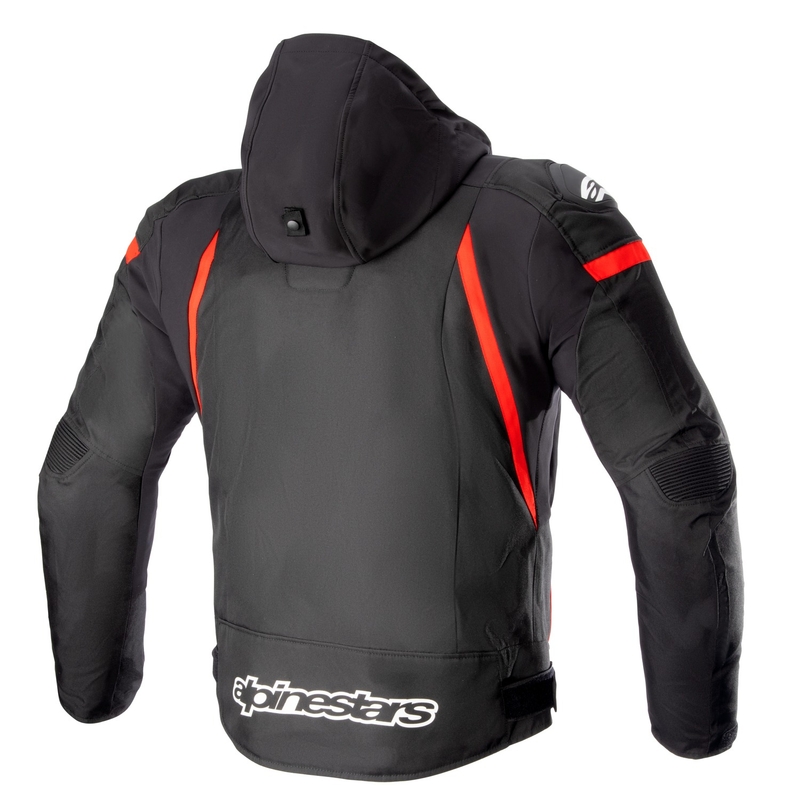Alpinestars Zaca Waterproof motoros dzseki fekete-piros-fehér
