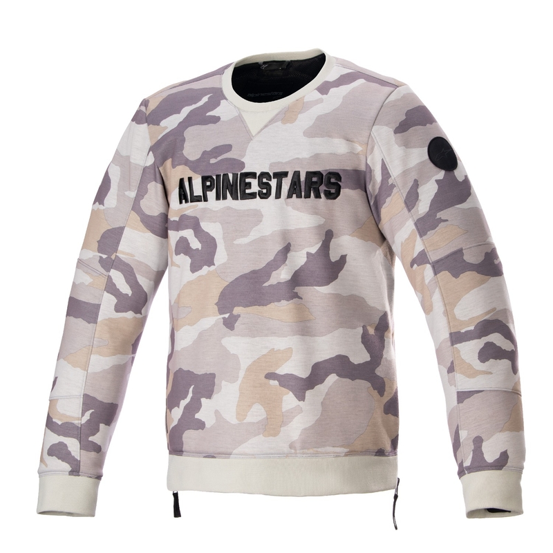 Alpinestars Legit Crew Fleece motoros pulóver világos terepszínű-szürke