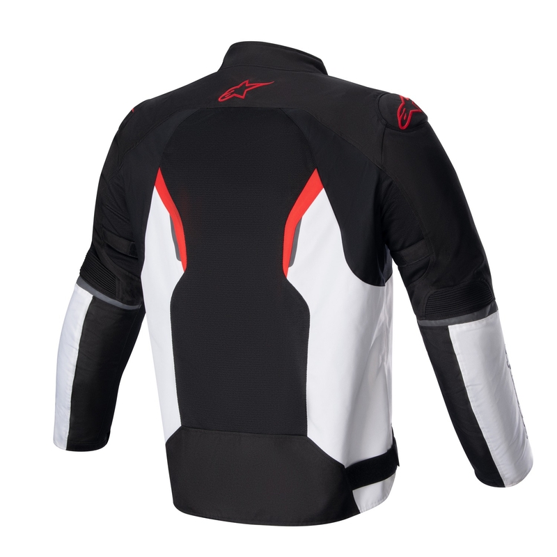 Alpinestars AST AIR motoros dzseki kompatibilis TECH-AIR 5-el fekete-fehér-fluo piros