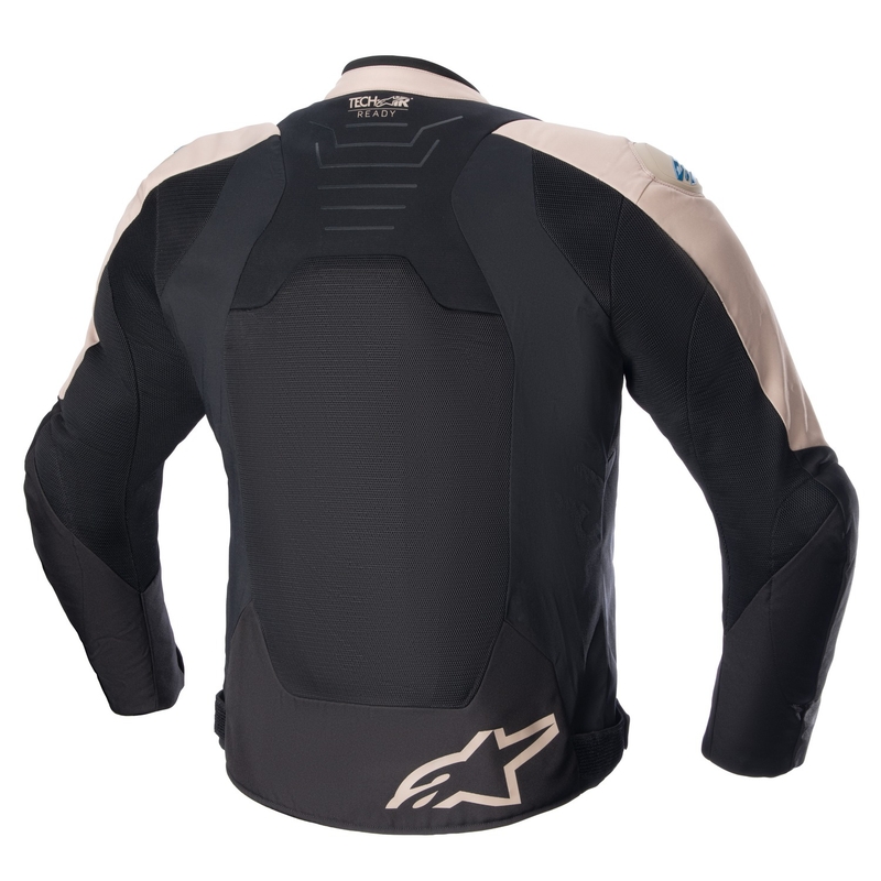 Alpinestars SMX Air motoros kabát világosbarna-fekete-kék