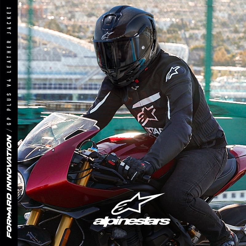 Alpinestars GP PLUS 4 motoros kabát fekete-fehér