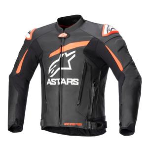 Alpinestars GP PLUS 4 motoros kabát fekete-fluo piros-fehér
