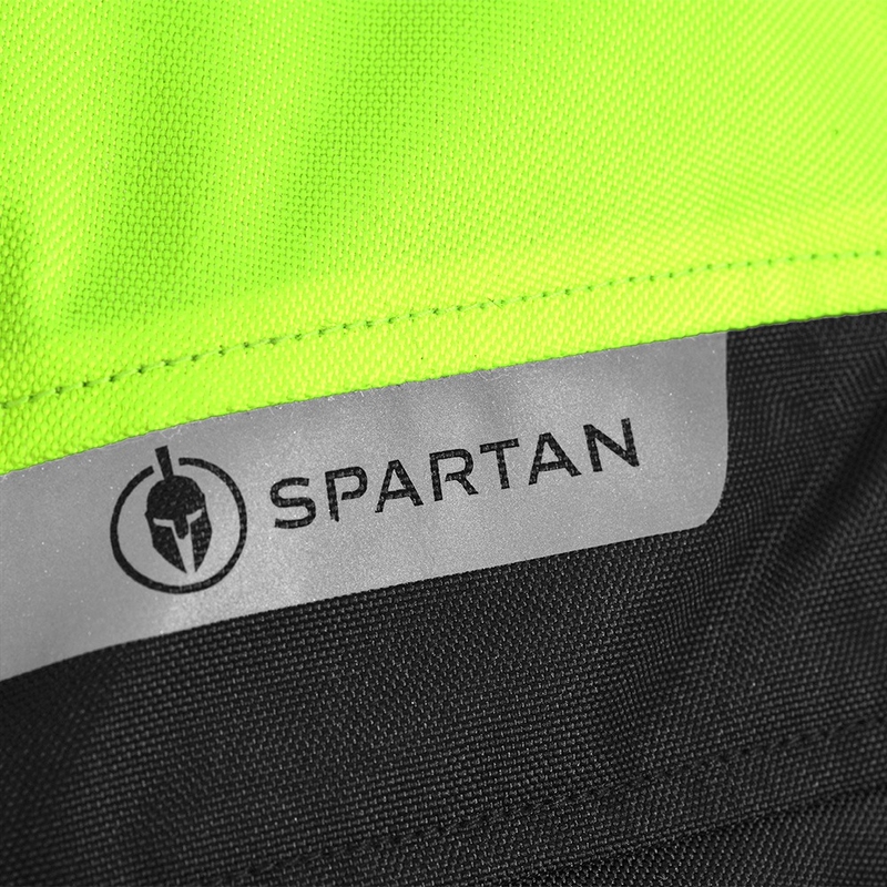 Oxford Spartan Long WP motorkerékpár kabát fekete-fluo sárga