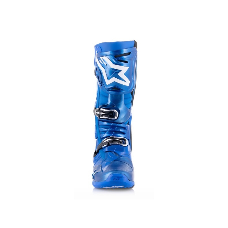 Alpinestars Tech 10 motoros csizma kék-fekete-fehér
