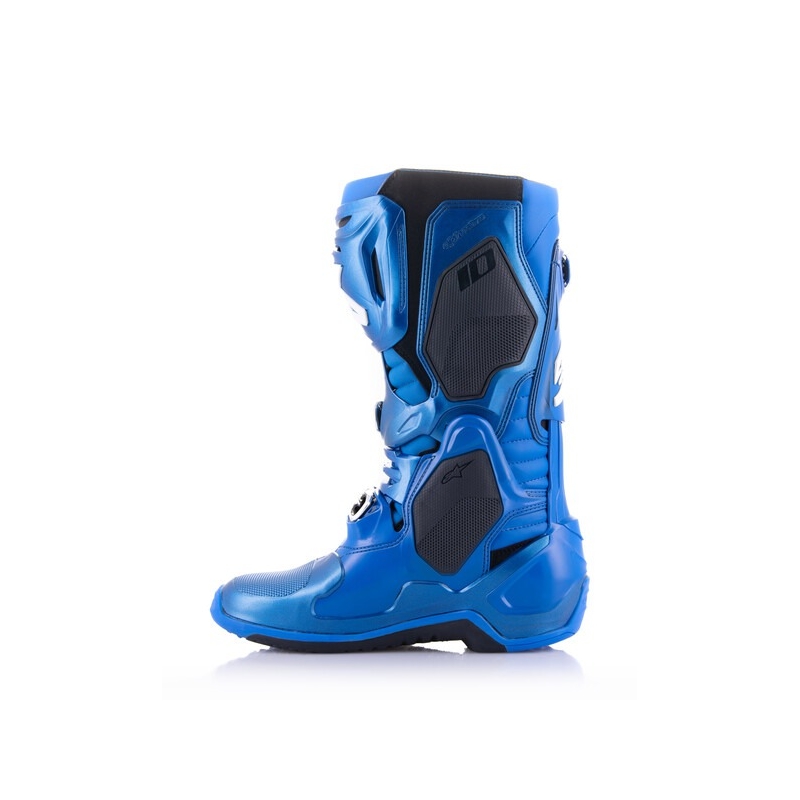 Alpinestars Tech 10 motoros csizma kék-fekete-fehér