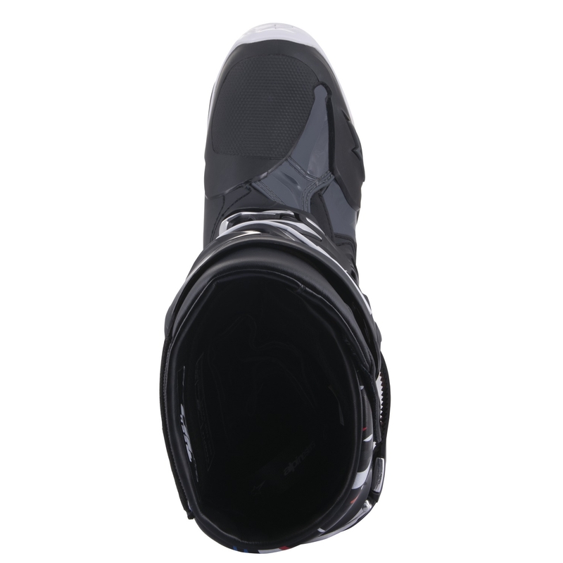 Alpinestars Tech 10 Limitált kiadás Renen motoros csizma fekete-szürke-fehér-multicolor
