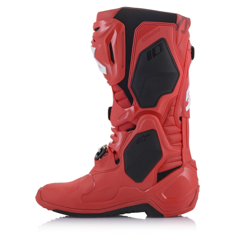 Alpinestars Tech 10 motoros csizma piros