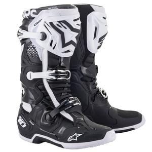 Alpinestars Tech 10 motoros csizma fekete-fehér