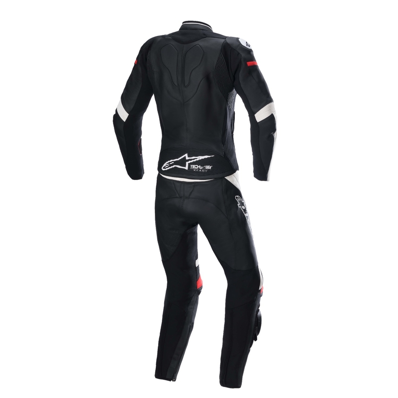 Alpinestars STELLA GP PLUS 2 női kétrészes motoros bőroverál fekete-fehér-piros