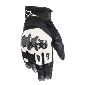 Alpinestars SMX-1 Drystar motorkerékpár kesztyű fekete-fehér