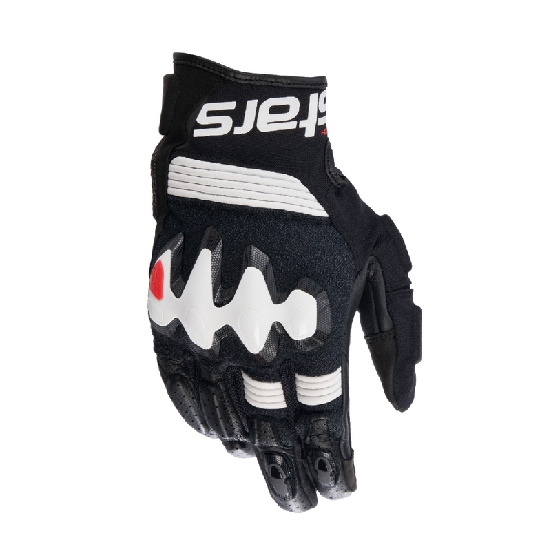 Alpinestars Halo motoros kesztyű fekete-fehér