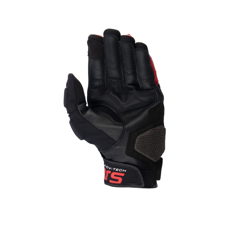 Alpinestars Halo motoros kesztyű fekete-fehér-piros