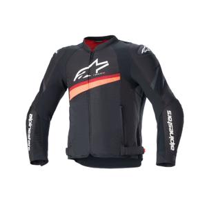 Alpinestars T-GP Plus R 4 Airflow motoros kabát fekete-fluo piros