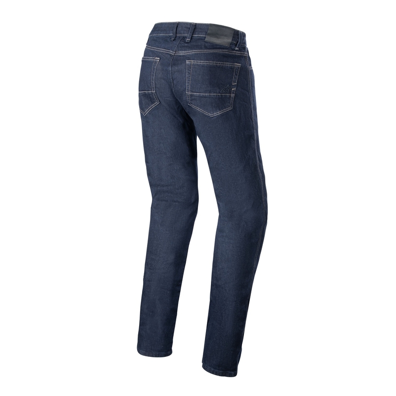 Alpinestars Radon Relaxed Fit Denim motoros farmer koptatott kék
