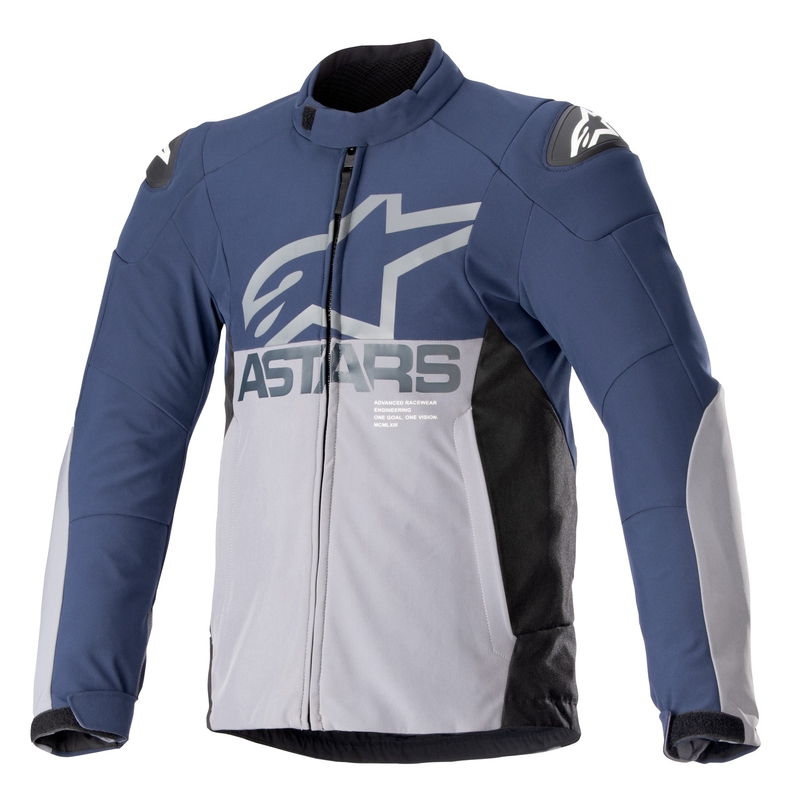 Alpinestars SMX Waterproof motoros kabát sötétkék-szürke