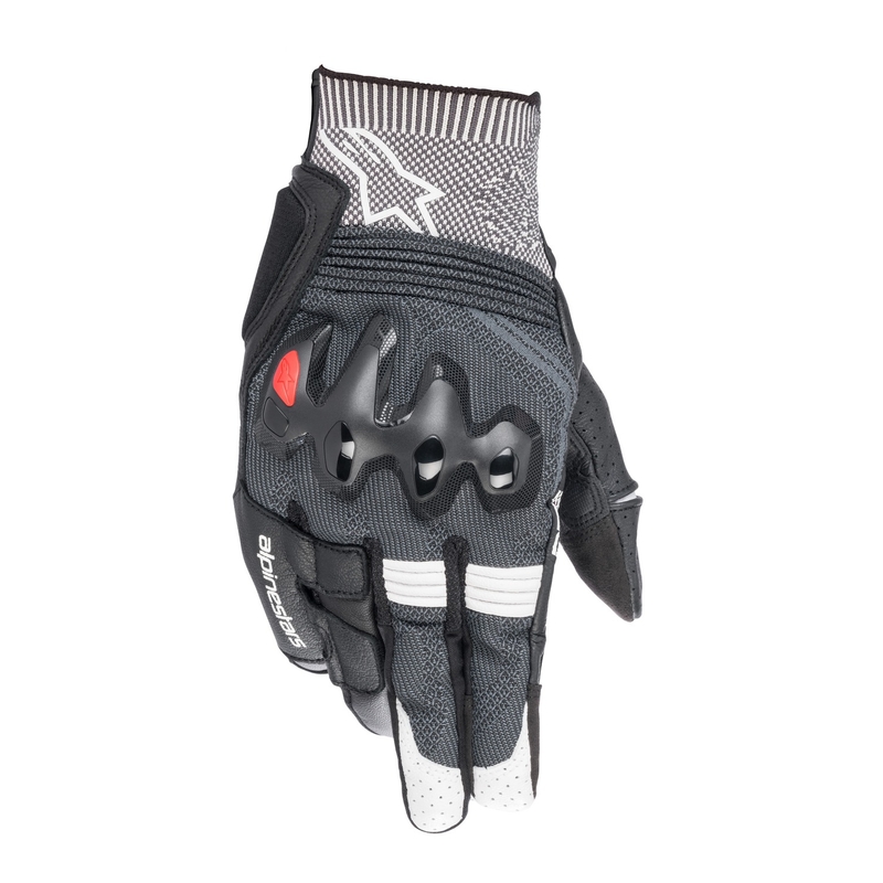 Alpinestars Morph Sport motorkerékpár kesztyű fekete-fehér-szürke