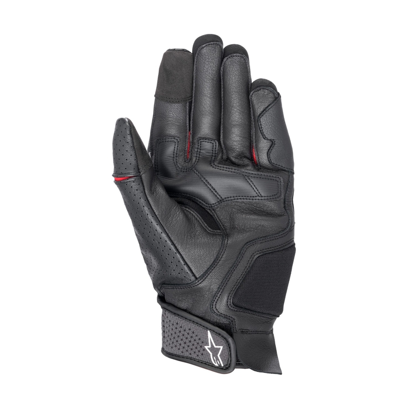 Alpinestars Morph Sport motorkerékpár kesztyű fekete-fluo piros-szürke