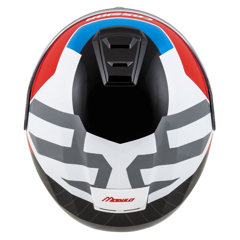 Cassida Modulo 2.1 Profile felnyitható bukósisak fehér-fekete-kék-szürke