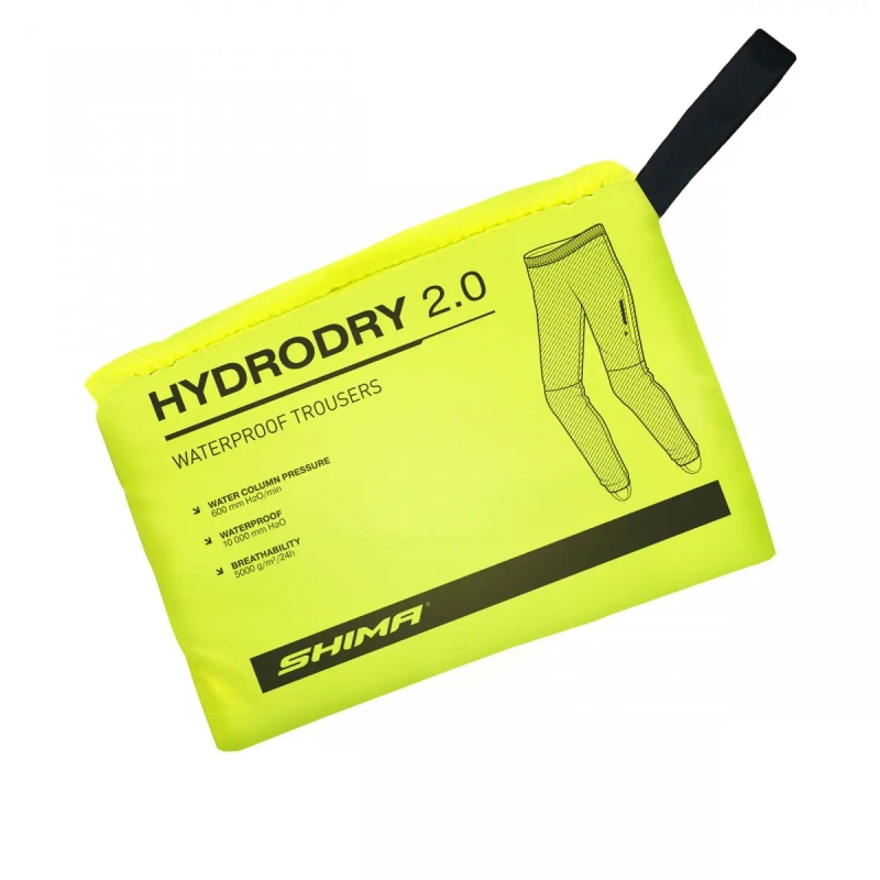 Shima Hydrodry 2.0 vízálló nadrág fekete-fluo sárga